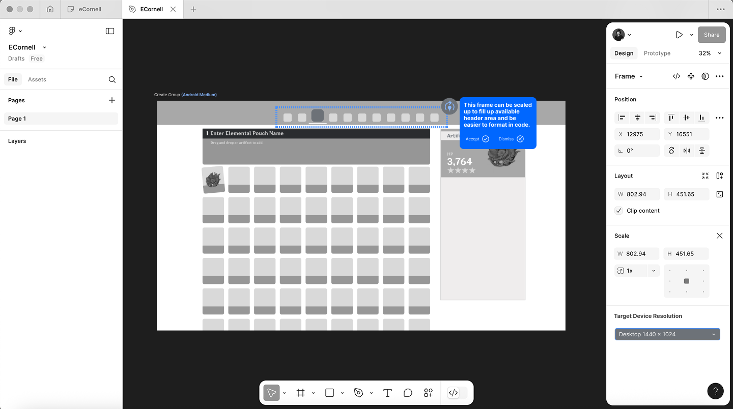 Automated Suggestions for Designers