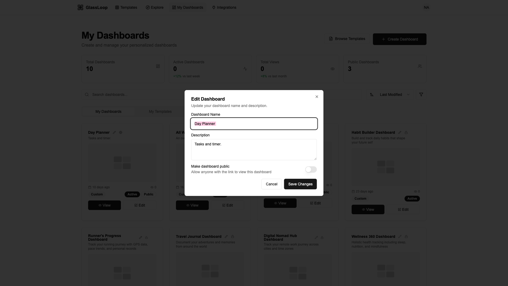 Landing Page & Dashboard System - Third Image